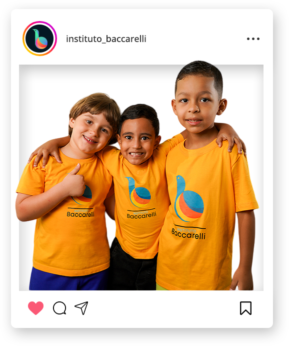 Redes sociais do Instituto Baccarelli